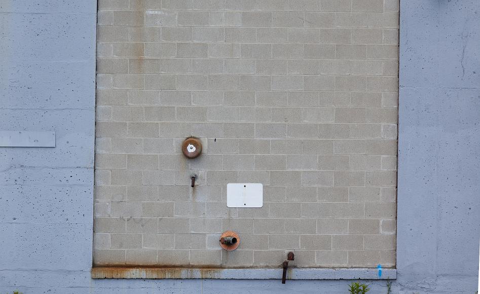 Filled in loading docks detail, Charlestown, MA