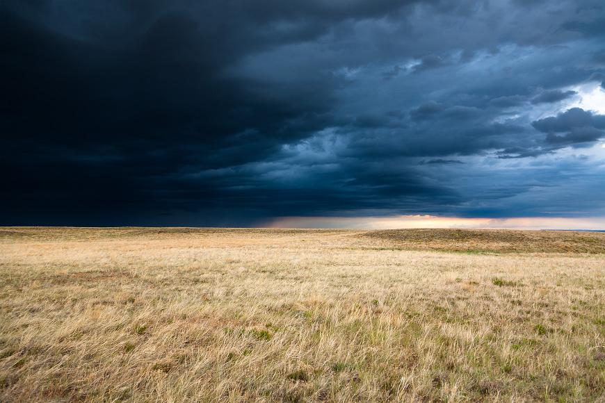 Stormy afternoon on the Colorado Prairie