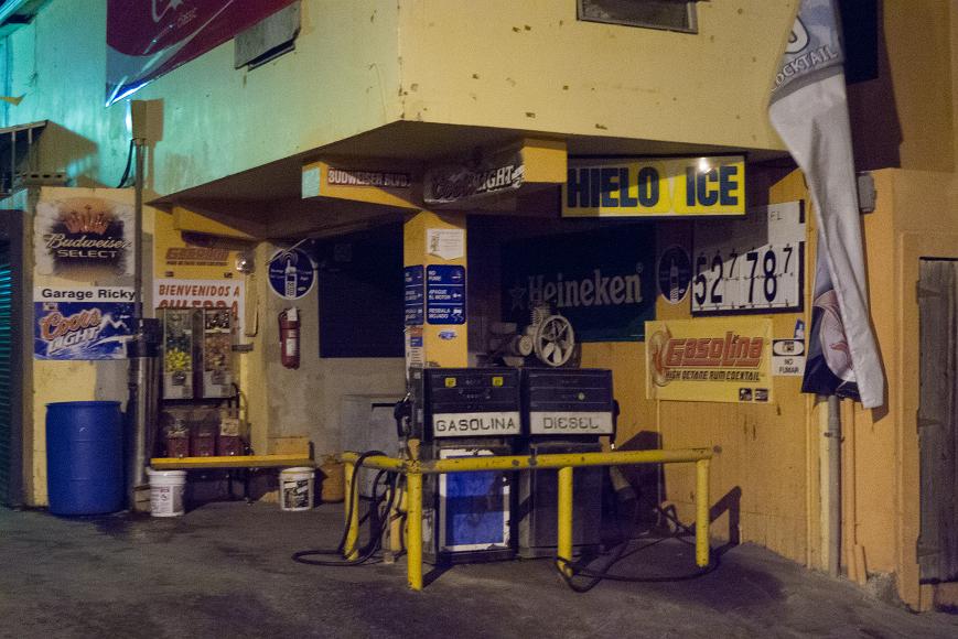 Gas station on Culebra Island