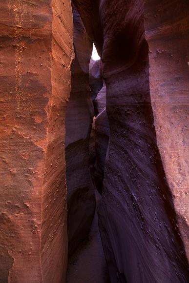 Sandstone slot canyon in Utah 3
